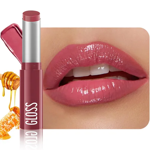 Vista 11 de Tinte labial marrón oscuro con tinte de miel, bálsamo labial, brillo labial, lápiz labial, tintes labiales hidratantes transparentes, color labial