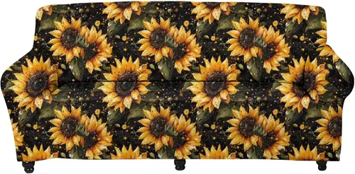Vista 15 de Forchrinse Funda de sofá con estampado navajo africano para sofá de 1 cojín, funda elástica para sofá, protector de muebles para casa rural, hogar