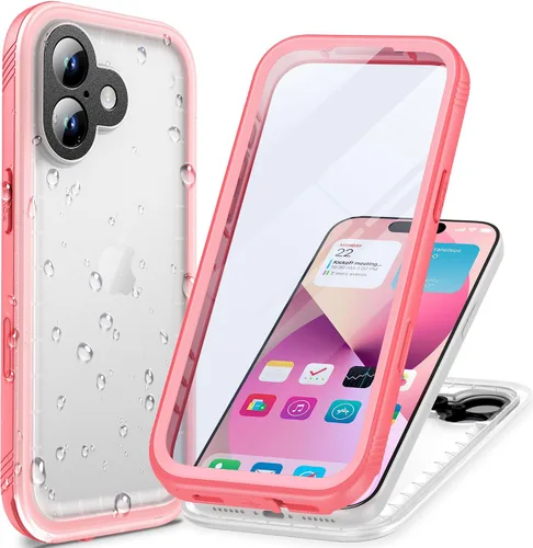 Vista 60 de Cozycase TOP - Funda impermeable para iPhone Air - Militar resistente 360 a prueba de golpes, cuerpo completo con protector de cámara de pantalla