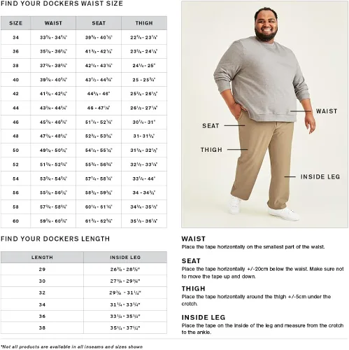Vista 4 de Dockers Pantalones Go-to Cargo de ajuste recto Smart 360 Flex para hombre (estándar y grande y alto)