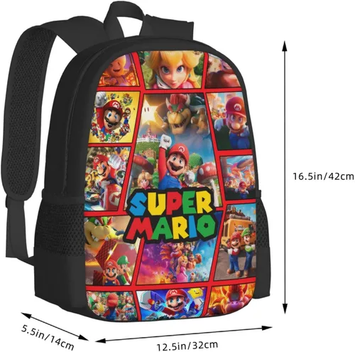 Vista 3 de Vbzkny Las mochilas lindas estupendas fijaron la mochila ligera ocasional 3D con la fiambrera para el adulto, Supermochila-2, Mochilas de viaje