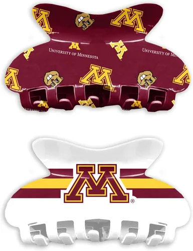 Vista 8 de Littlearth Juego de pinzas para el cabello del equipo NCAA Michigan Wolverines