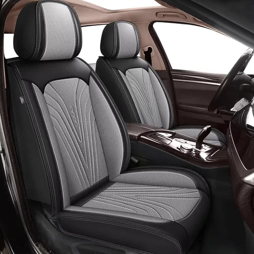 Vista 10 de 2 Front Seat Covers Fit for Mazda Mazdaspeed3 2008-2013: Waterproof Leather Car Seat Covers Breathable Automotive Seat Cushion Protector