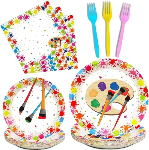 Vista 22 de 96 Piezas Platos y Servilletas de Fiesta de Cumpleaños Sweet 16 Color Oro Rosa Suministros para Fiestas Juego de Vajilla para Fiesta de Dieciséis