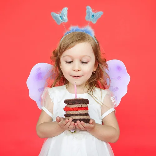 Vista 2 de TENDYCOCO Disfraz de hadas para niñas de 3 a 8 años