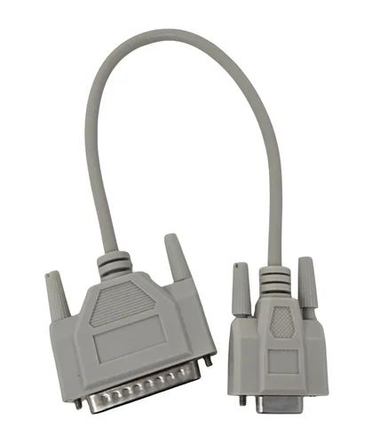 Vista 2 de YCS basics Cable de puerto serie DB9 hembra a DB25 macho RS232 de 1 pie