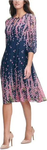 Vista 3 de Tommy Hilfiger Vestido de día casual para mujer