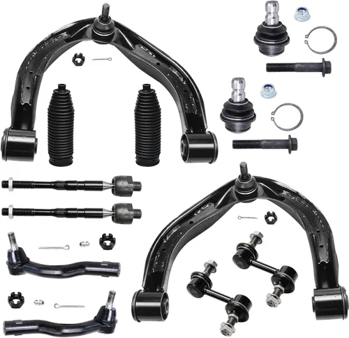 Vista 62 de Detroit Axle - Kit de extremo de 12 piezas para Ford Explorer Mercury Mountaineer 1998-2001 1999 2000, 2 brazos de control delanteros superiores