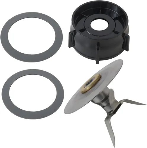 Vista 2 de Repuesto para Oster Osterizer Blender Ice Blade Acero Inoxidable, Kit de Reparación de Mezcla con Base de Tarro de Licuadora y Anillo de Sellado