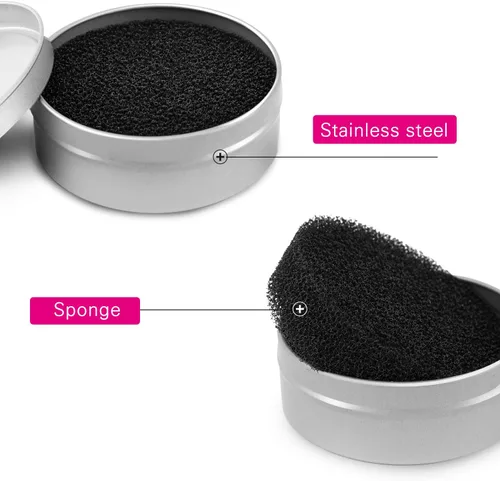 Vista 6 de Luxspire Limpiador de brochas de maquillaje, removedor de esponja de lavado rápido, color de cepillo de maquillaje, herramienta limpiadora