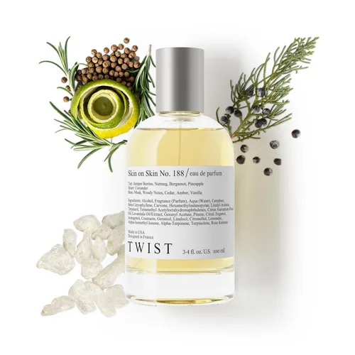 Vista 25 de Twist - Addicted No. 3 - Eau De Parfum inspirado en Y. Black Opium, Perfume de larga duración para mujer, Ámbar y Vainilla, Vegano, Ingredientes