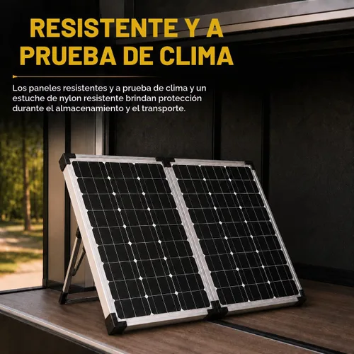 Vista 6 de Go Power! GP-PSK-80 kit solar portátil plegable de 80W con controlador solar de 10A