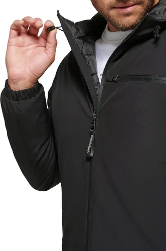 Vista 6 de Calvin Klein Chaqueta elástica clásica con capucha para hombre