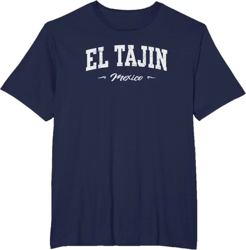 Vista 65 de Camiseta de recuerdo deportivo El Tajin Mexico, Negro