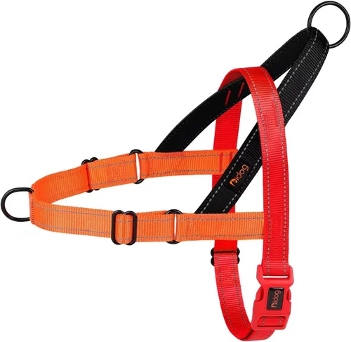 Vista 8 de Didog Arnés sin tirones para perro, con mango acolchado suave, ajuste rápido y ligero ajustable, fácil de entrenar y caminar para perros pequeños