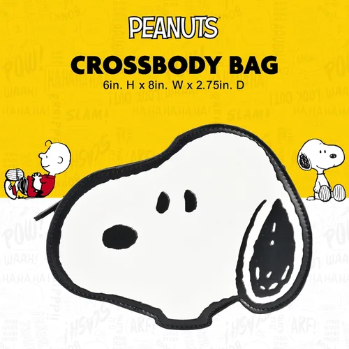 Vista 2 de Peanuts - Bolso bandolera ajustable para hombre y mujer