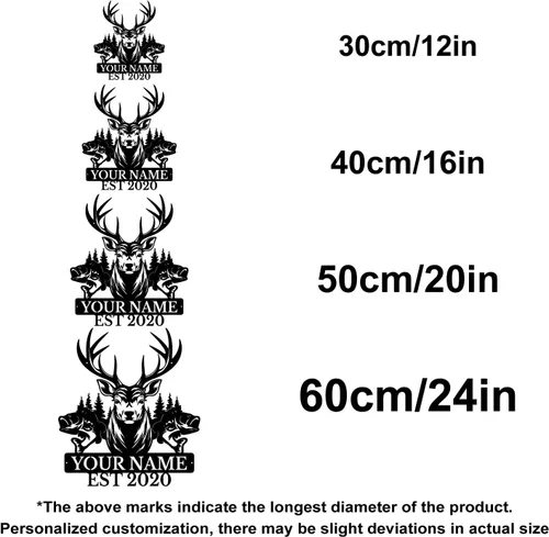 Vista 5 de Letreros de metal personalizados con nombre, arte de pared, arte decorativo de hierro, decoración de metal para el hogar y el jardín