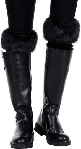 Vista 4 de Pangda 4 pares de calcetines de invierno de punto para botas de piel sintética, 4
