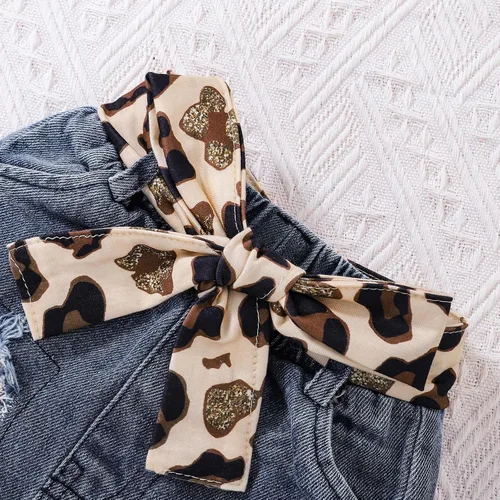 Vista 7 de Ropa de bebé niña recién nacida manga larga con volantes mameluco falda corta pantalones pantalones Leporad diadema trajes para bebés