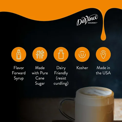 Vista 3 de DaVinci Gourmet Classic Butterscotch Jarabe, 25.4 onzas líquidas (paquete de 4)