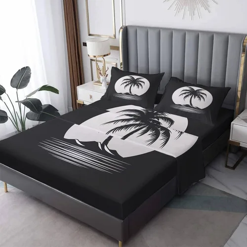 Vista 13 de Juego de sábanas tamaño individual con águila calva, sábanas de cama de águila, microfibra suave y bolsillo profundo y sábanas estampadas sin