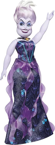 Vista 3 de Disney Princess Villains Black and Brights Collection, muñeca de moda, paquete de 4, juguete de villanos de Disney para niños de 5 años en adelante