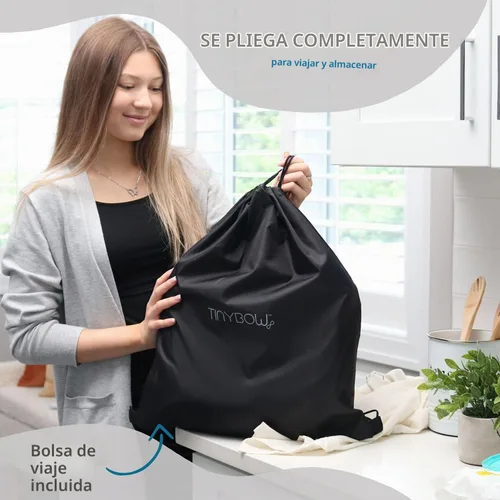 Vista 5 de Tinybow Silla alta de gancho para bebé, silla alta que se fija a la mesa - Silla alta con clip para mesa, silla alta portátil para viajes, silla