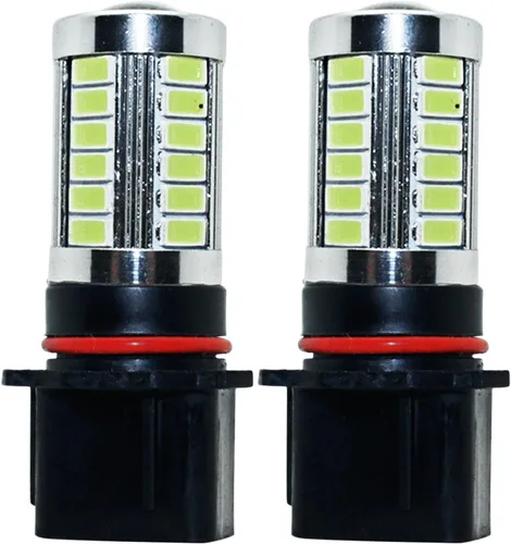 Vista 6 de Luces antiniebla brillantes LED DRL, azul hielo, P13W