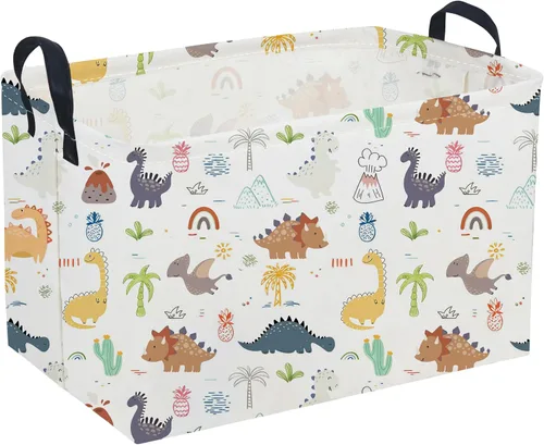 Vista 44 de Cesta Rectangular para Perros, Contenedor de Juguetes para Perros, Organizador de Cesta de Almacenamiento para Perros. Contenedor de Almacenamiento