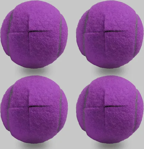 Vista 9 de RMASCOV - Pelotas de tenis para caminantes, paquete de 4, pelotas de tenis precortadas para caminantes, pelotas de tenis para patas de silla (negro)