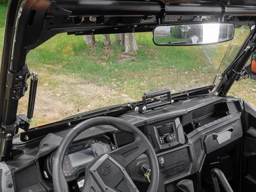Vista 6 de SuperATV - Parabrisas abatible resistente a los arañazos para Polaris General 1000 / 2017+ 4 1000 2016 + 2016 + 4 1000 Para uso con Ride Command
