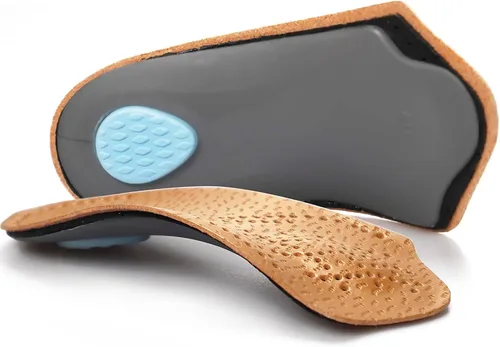 Vista 7 de Plantillas de soporte de arco para mujeres/hombres, plantillas de fascitis plantar 3/4, plantillas de soporte de arco alto para pies planos