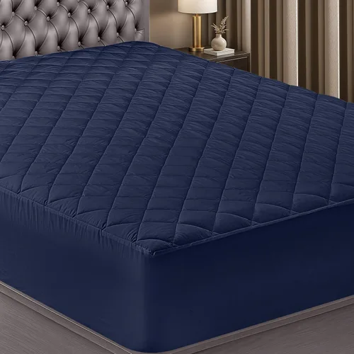 Vista 25 de Utopia Bedding Protector de colchón acolchado (individual) – Protector de colchón elástico ajustable – La funda de colchón se estira hasta 16 Blanco