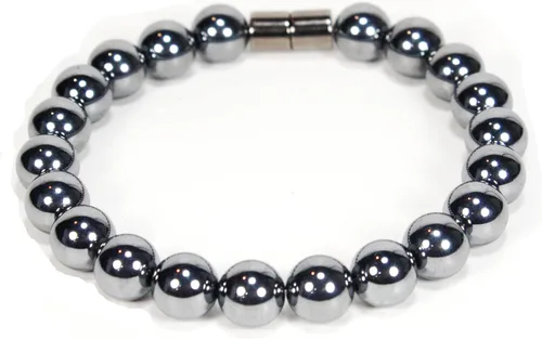 Vista 6 de Pulsera de Shungite para hombres/mujeres con protección de energía con cuentas de 6/8/0.394 in