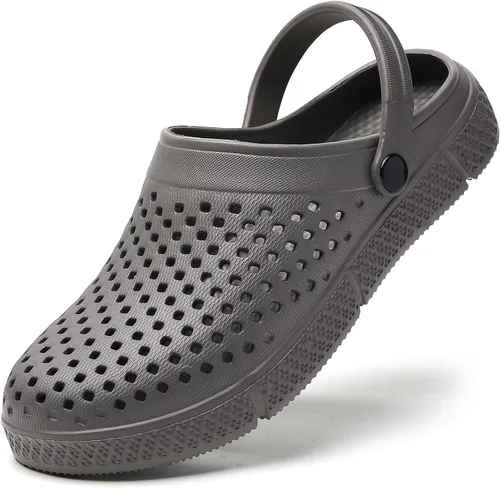 Vista 23 de CERYTHRINA Zuecos de jardín para mujeres, zapatos transpirables de secado rápido, sandalias, pantuflas, calzado de playa