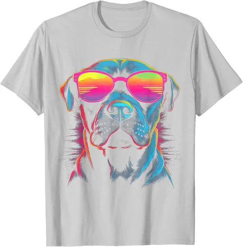 Vista 56 de Pit Bull Mom Dog Lover Colorido Artistic Pitbull Owner - Camiseta para mujer, Negro