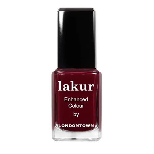 Vista 18 de LONDONTOWN Lakur Nail Polish - Red, Long-Lasting, Streak-Free, Chip-Resistant 21+ Free Non-Toxic Vegan Nail Color, Strengthens & Hydrates Nails