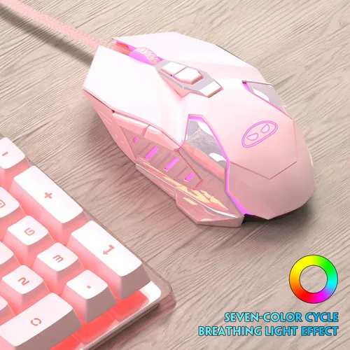 Vista 7 de MageGee G10 Gaming Mouse Wired, 7 Colors Breathing LED Backlit Gaming Mouse, 6 Adjustable DPI (up to 3200 DPI), Ergonomic Optical Computer Mouse