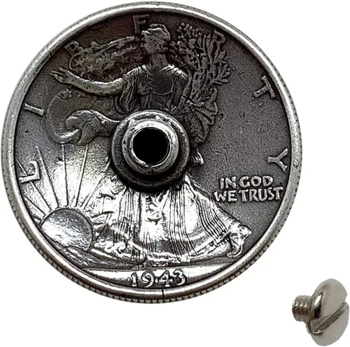 Vista 3 de American Eagle Half Dollar - Moneda de reproducción de 1-1/4 pulgadas (2 unidades)