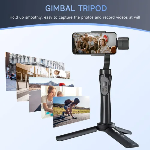 Vista 3 de Mini trípode de 1/4, soporte de escritorio de sobremesa, trípode compacto con tornillo de 1/4 pulgadas para luz weeylite K21, luz fotográfica