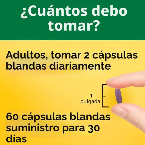 Vista 5 de Nature Made Citrato de magnesio 250 mg por porción (250 mg por cápsulas blandas), 60 recuentos para el soporte nutricional †