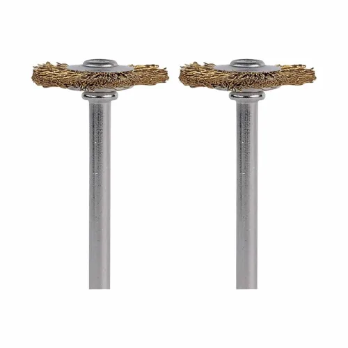 Vista 13 de Dremel 536-02 Cepillos de latón (paquete de 2), 1/2" de diámetro