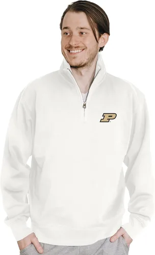 Vista 87 de Blue 84 Sudadera con cremallera de un cuarto para hombre de la NCAA