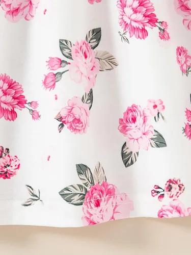 Vista 5 de Vestidos para niñas Vestidos para niñas pequeñas Paquete de 3 Vestido casual de fiesta con estampado patinador acampanado tipo A Vestido de verano