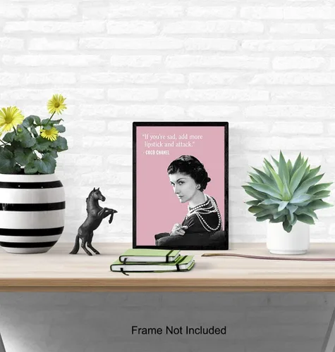Vista 4 de Imagen de decoración de pared con cita inspiradora de diseñador, póster artístico motivacional para decoración de habitación, para el hogar