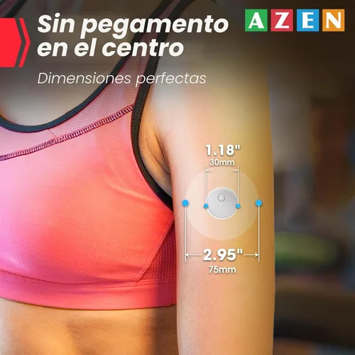 Vista 2 de AZEN Paquete de 100 cubiertas de sensor Freestyle para Libre 3, parches adhesivos impermeables, cinta adhesiva transparente impermeable