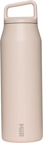 Vista 24 de MiiR Botella de agua de boca ancha - Botella de agua aislada de 20 onzas en acero inoxidable con aislamiento al vacío de doble pared, diseño a