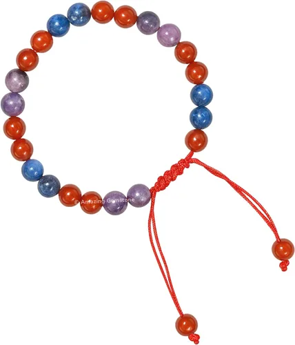 Vista 30 de Pulsera del zodiaco de cristales curativos