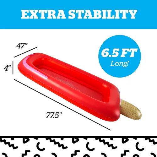 Vista 3 de BigMouth Inc. Large Funny Inflatable Raft, Guarded Sides & Headrest, 6 ft Long Heavy Duty Pool Float