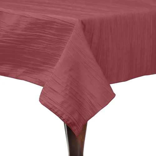 Vista 15 de Ultimate Textile - Paquete de 2 - Tafetán arrugado - Mantel rectangular Delano de 50 x 108 pulgadas, color verde manzana
